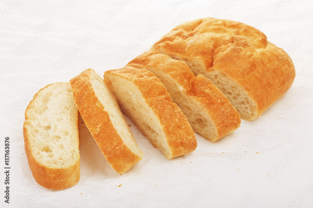 Sliced Ciabatta Bread