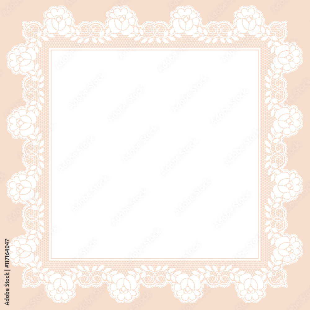 White lace napkin White lace napkin