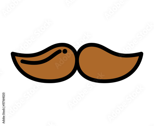 mustache hipster style icon