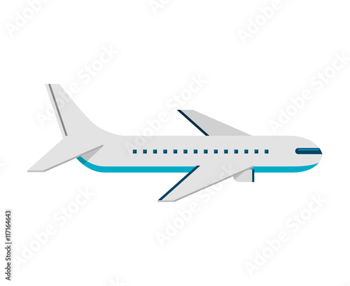 airplane fly flying icon