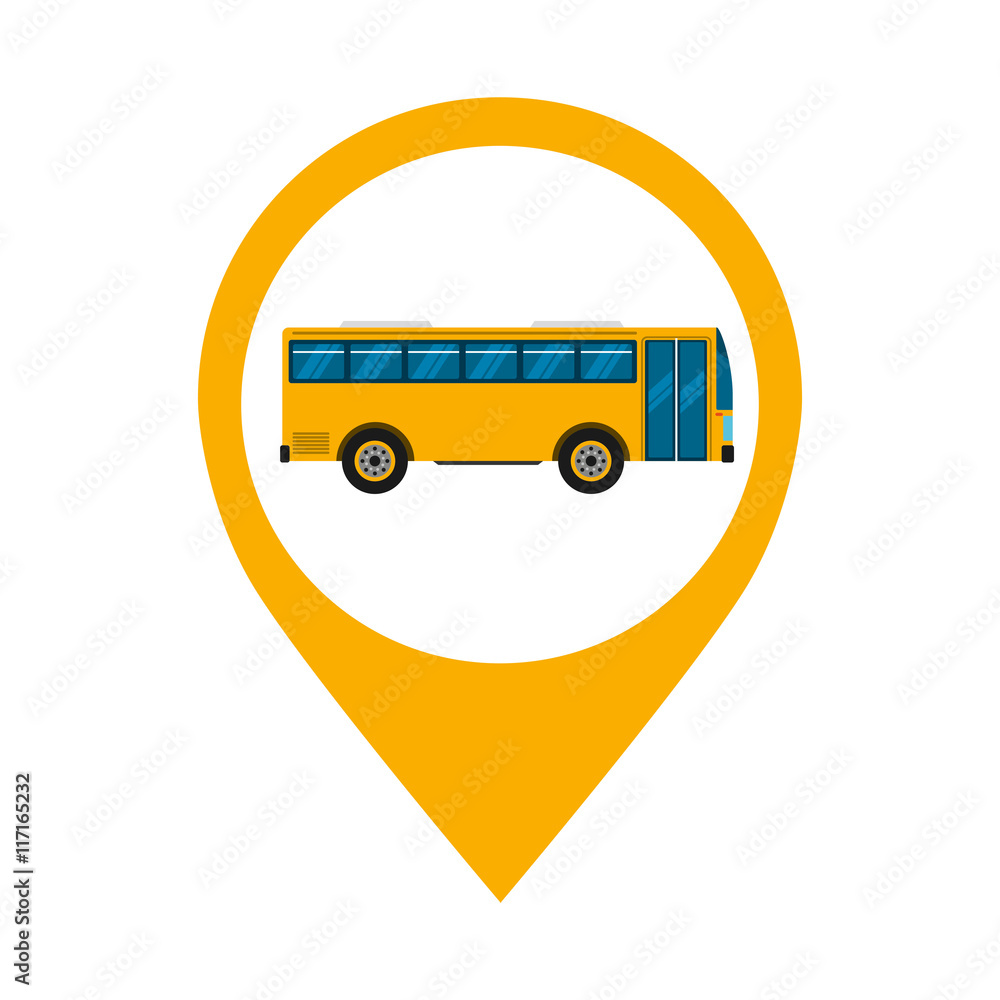 bus truck public car icon bus truck public car icon