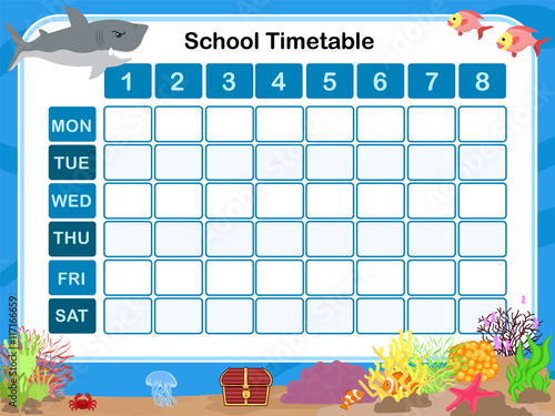 Timetable - schedule for student
