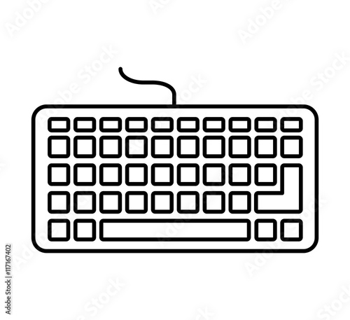 keyboard hardware computer icon