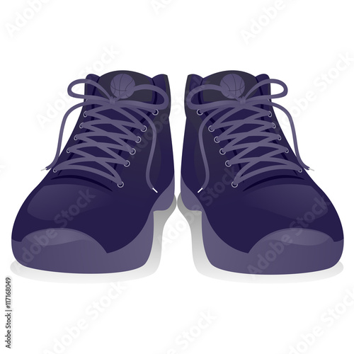 Vector Illustration of a Rubber Shoes