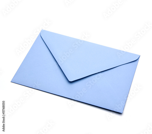Blauer Briefumschlag