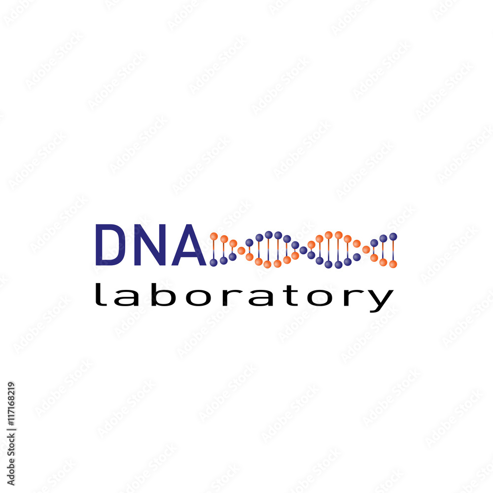 DNA laboratory logo