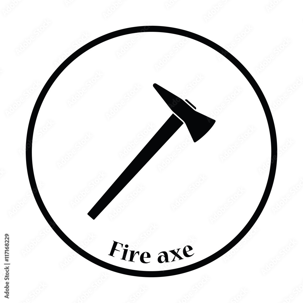 Fire axe icon Fire axe icon