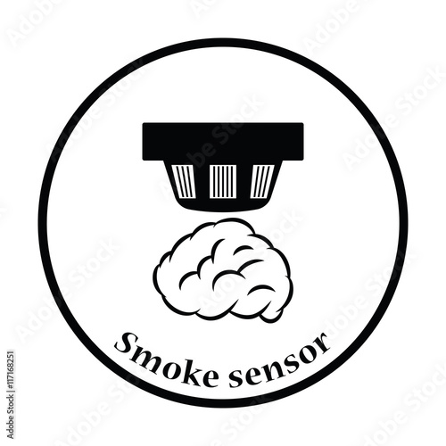 Smoke sensor icon
