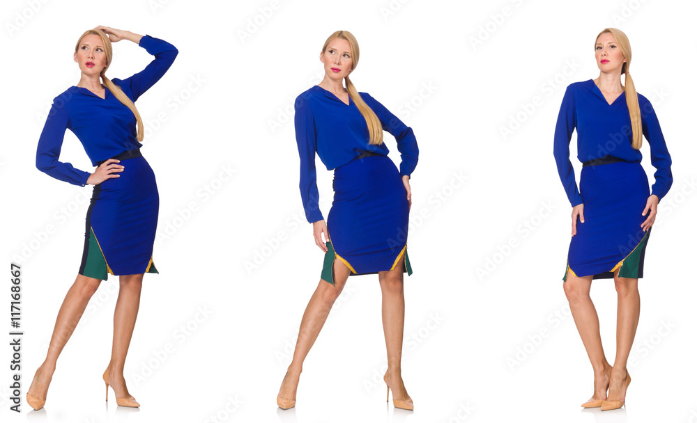 Fototapeta premium Composite photo of woman in various poses
