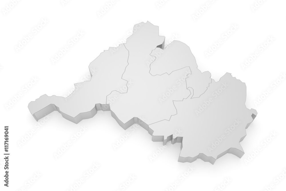 Saarbrücken Bezirke 3D