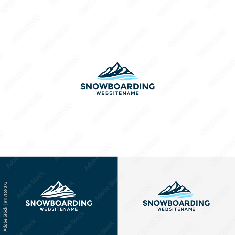 Mountains. Logo design element (13)