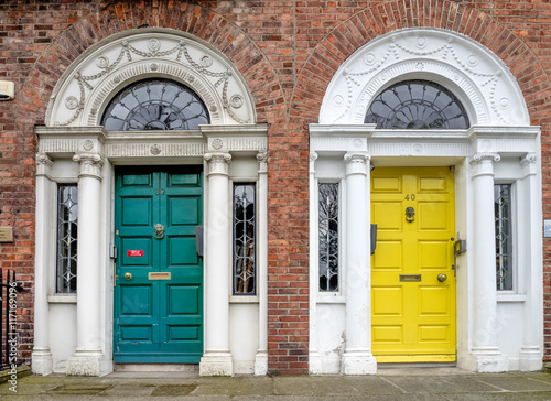 Photography Irland - Dublin - Haustür am Merrion Square Park