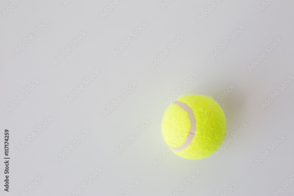 close up of tennis ball over white background close up of tennis ball over white background