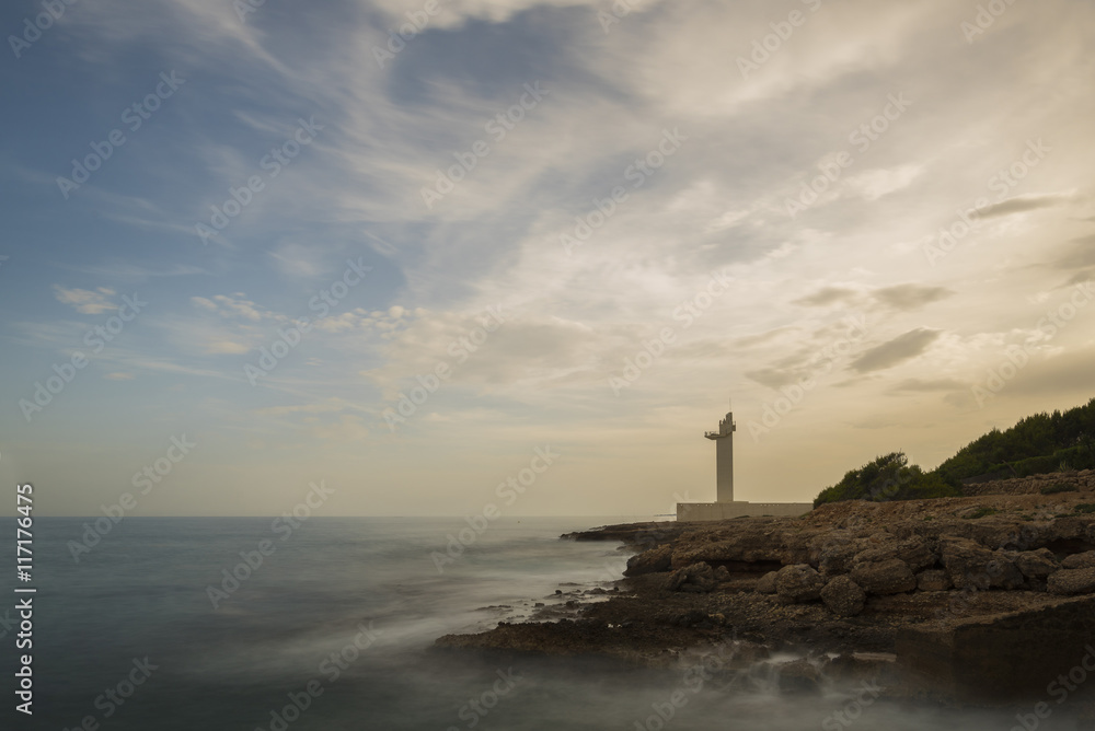 Alcocebre lighthouse (Castellon, Spain).