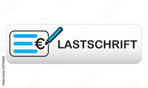 Webshop - Lastschrift Button blau photo