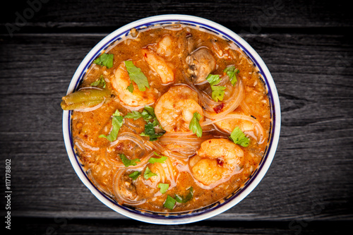 Asian shrimp soup