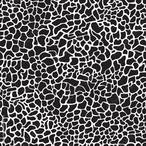 Animal skin background. Seamless pattern, vector illustration EPS 10