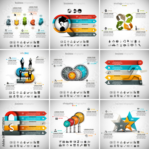 9 in 1 Infographics Bundle