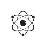 Molecule icon. Atom icon. Vector illustration EPS 10