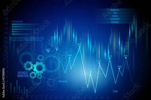 Business Financial Graph Chart Diagram