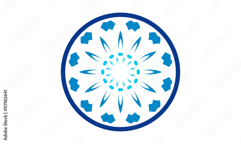 Circle Geometric Ornament Decoration Logo Circle Geometric Ornament Decoration Logo