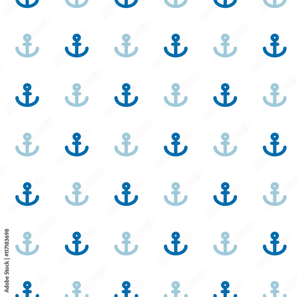 Anchor seamless pattern Anchor seamless pattern