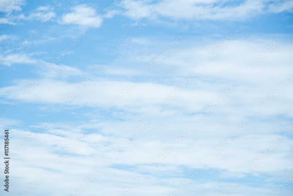 blue sky with cloud