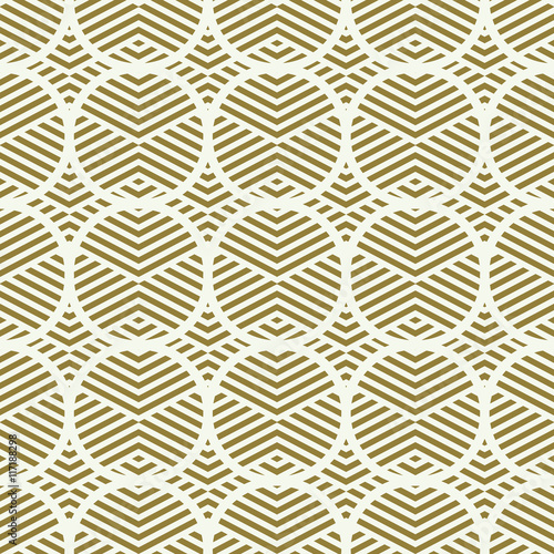 Graphic simple ornamental tile, vector repeated pattern made usi