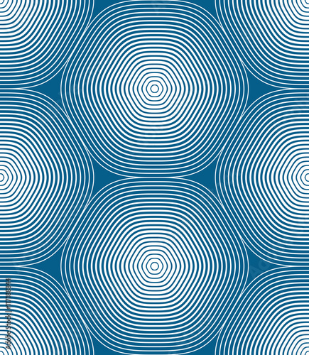 Continuous vector pattern with graphic lines  decorative abstrac