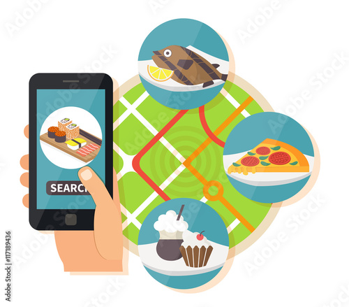 Online food search