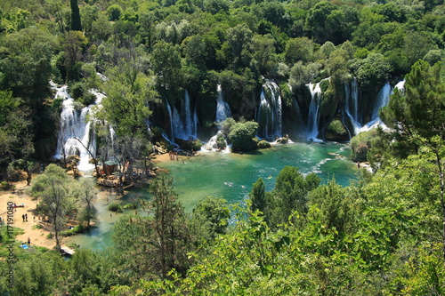 Kravice waterfalls and Trebizat river in Bosnia and Herzegovina