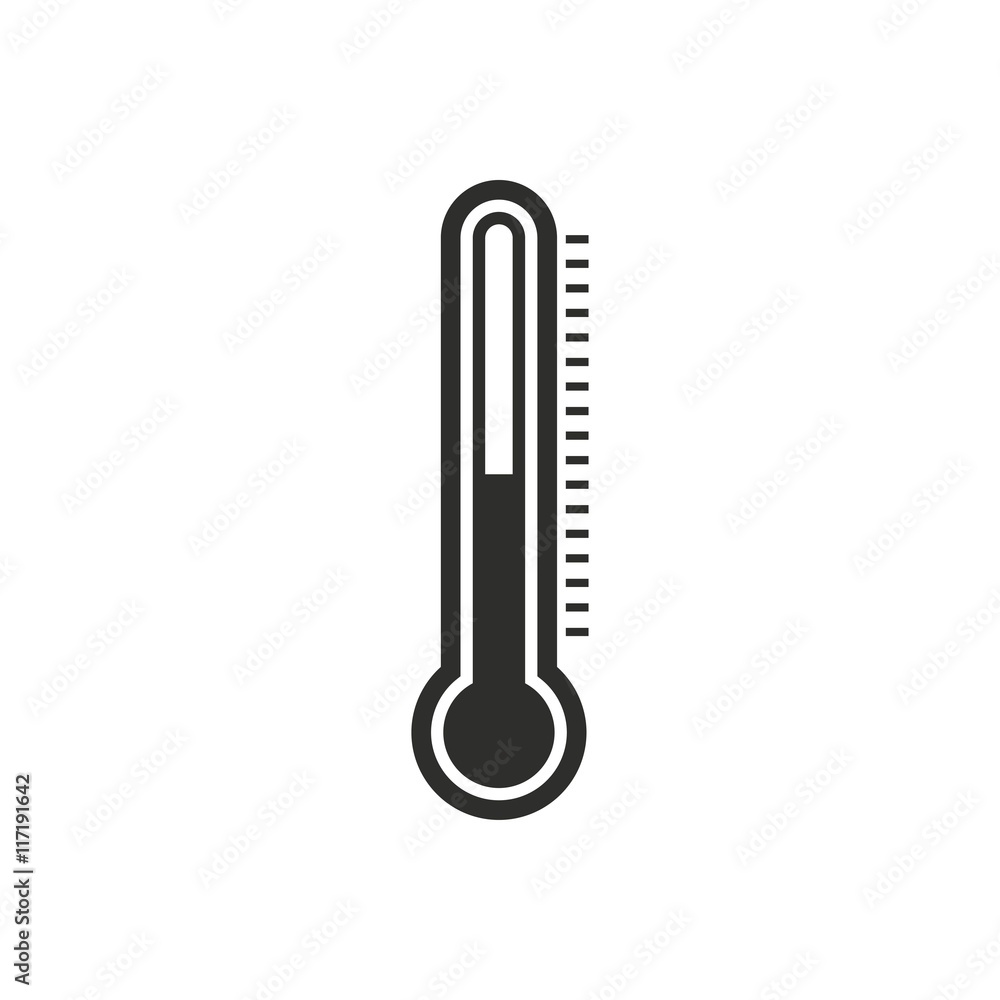 Thermometer - vector icon. Thermometer - vector icon.