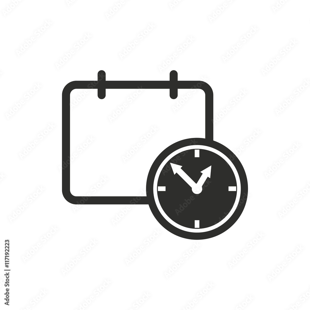 Planning calendar - vector icon. Planning calendar - vector icon.