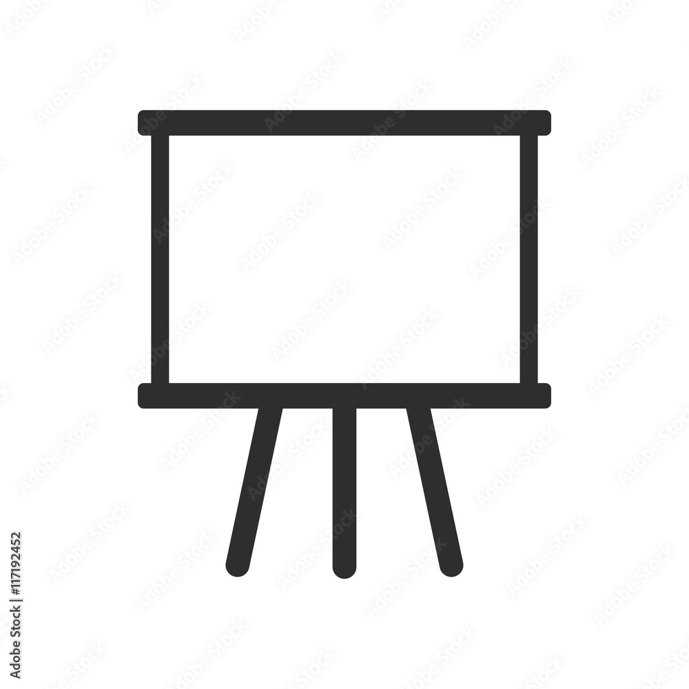 Diagram board - vector icon. Diagram board - vector icon.