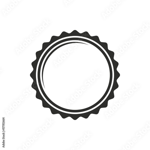 Bottle cap - vector icon.
