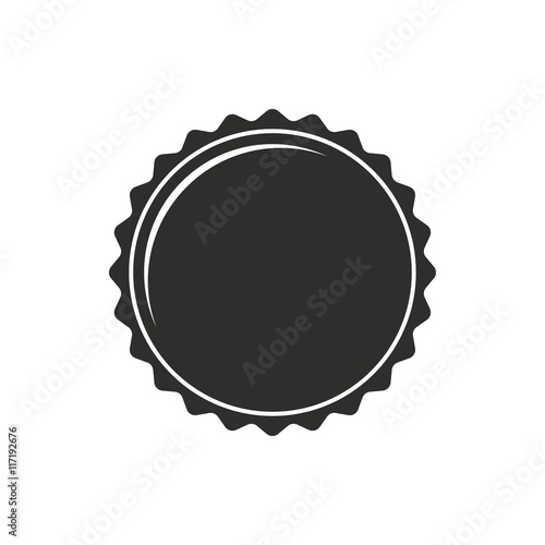 Bottle cap - vector icon.