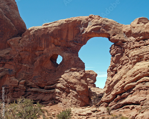 Turret Arch in Arches National Park, Moab, Utah