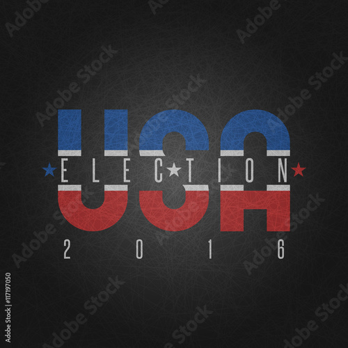 USA presidential election poster, elections campaign candidate President United States America background banner