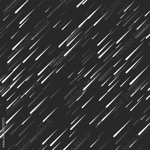 Rain background autumn night dark style, droplets random pattern, messy flow meteor shower