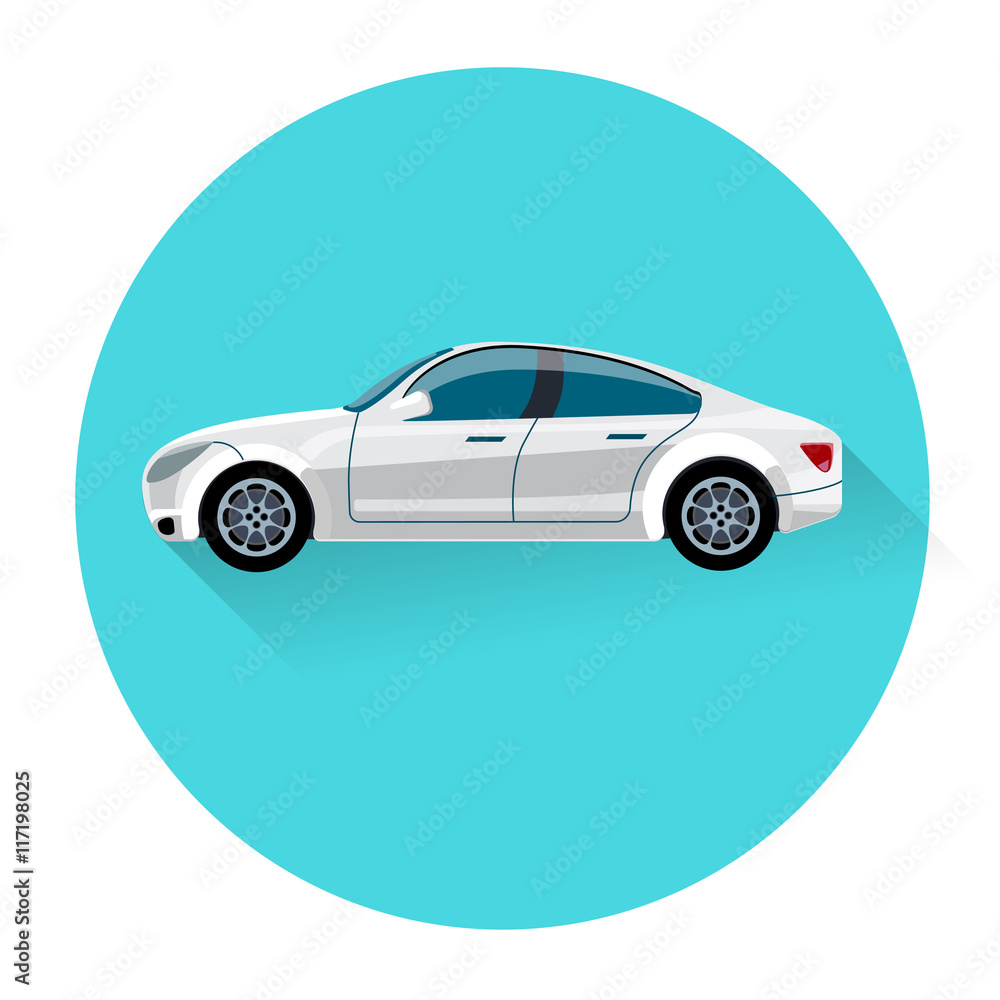 Car Side View Icon