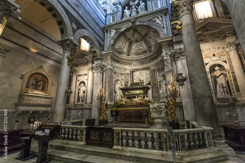 interiors and details of Pisa cathedral  Pisa  Italy