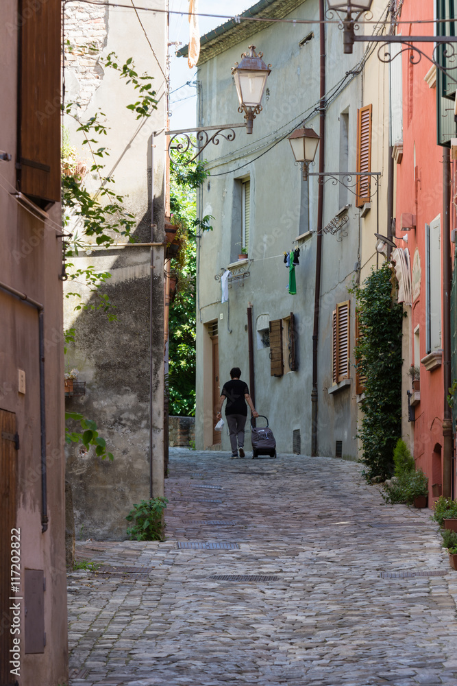 Fototapeta premium Impressionen Santarcangelo Emilia-Romagna Italien