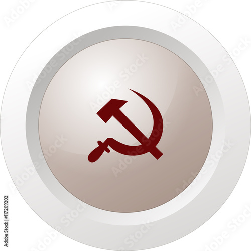 Hammer and sickle vector illustration