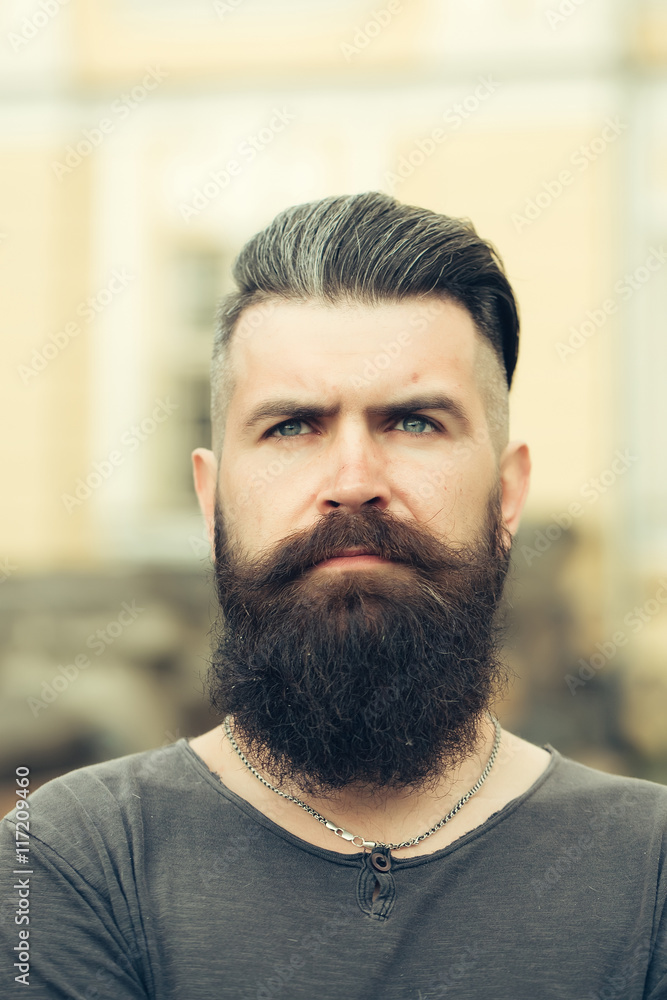 Fototapeta premium Bearded man outdoor