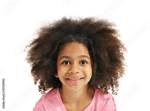 Portrait of happy African g...