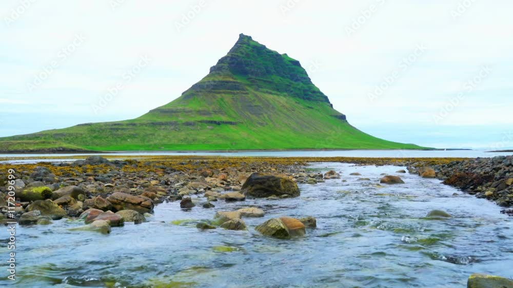 Tranquil scene of Mount Kirkjufell at the town of Grundarfjorour Iceland in the morning 4K Ultrahd Tranquil scene of Mount Kirkjufell at the town of Grundarfjorour Iceland in the morning 4K Ultrahd