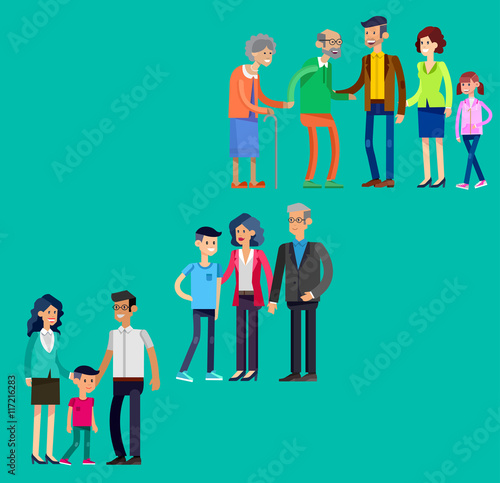Stages of life young couple