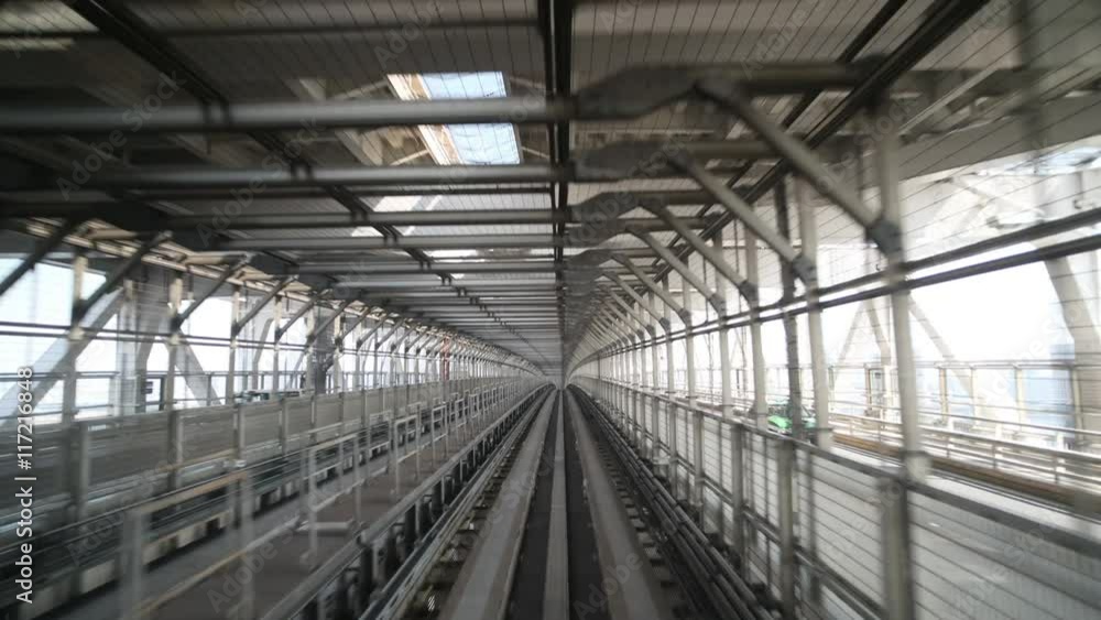 tokyo monorail skyscapers and futuristic style buildings tokyo monorail skyscapers and futuristic style buildings