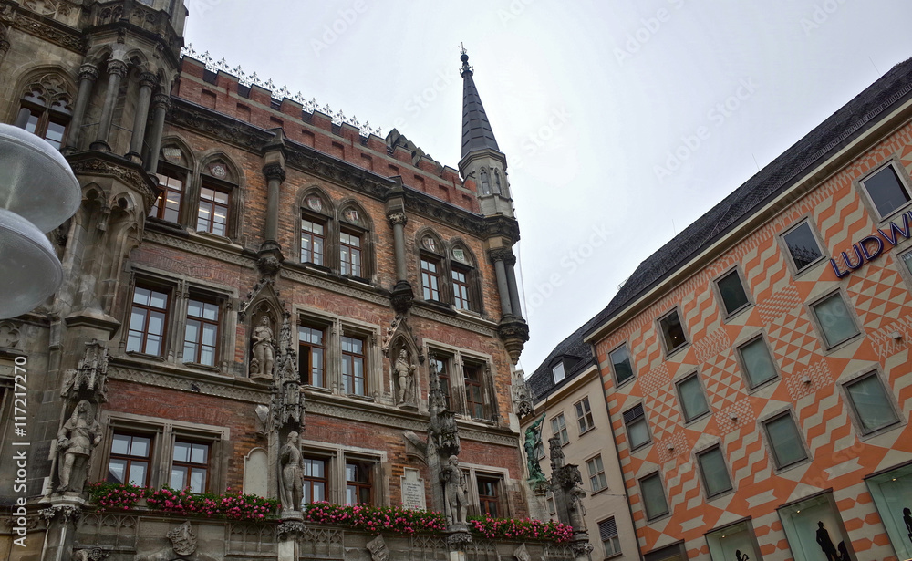 Fototapeta premium ミュンヘン市庁舎