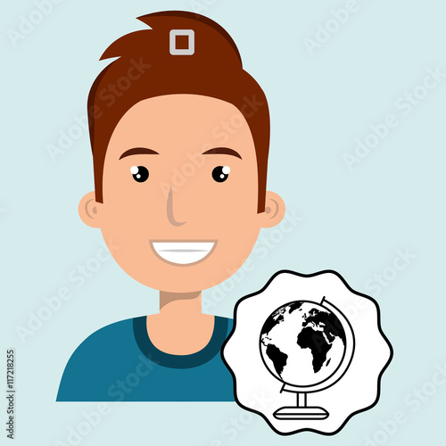 woman happy face
